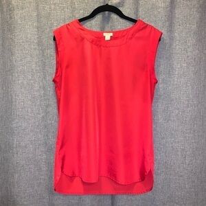 J. Crew small petite red top